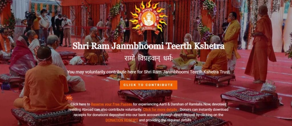 Ayodhya Ram Mandir Darshan Booking 2026:Price & VIP Pass 1 Ayodhya Ram Mandir Darshan Official website