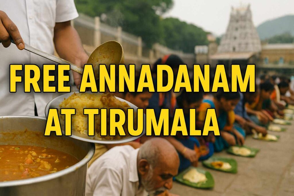 Free Annadanam at Tirumala 2026 : Hall Timings, Location, 1 Free Annadanam at Tirumala